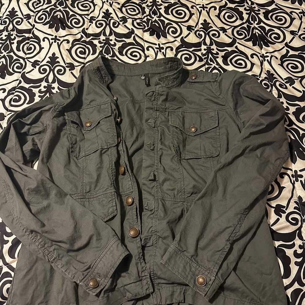 Maurices Olive Military Field Jacket